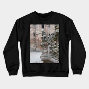 Fountain Detail (1), Linlithgow Palace, Scotland Crewneck Sweatshirt